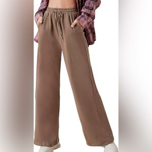 Madewell women’s brown wide leg pants M L52-30